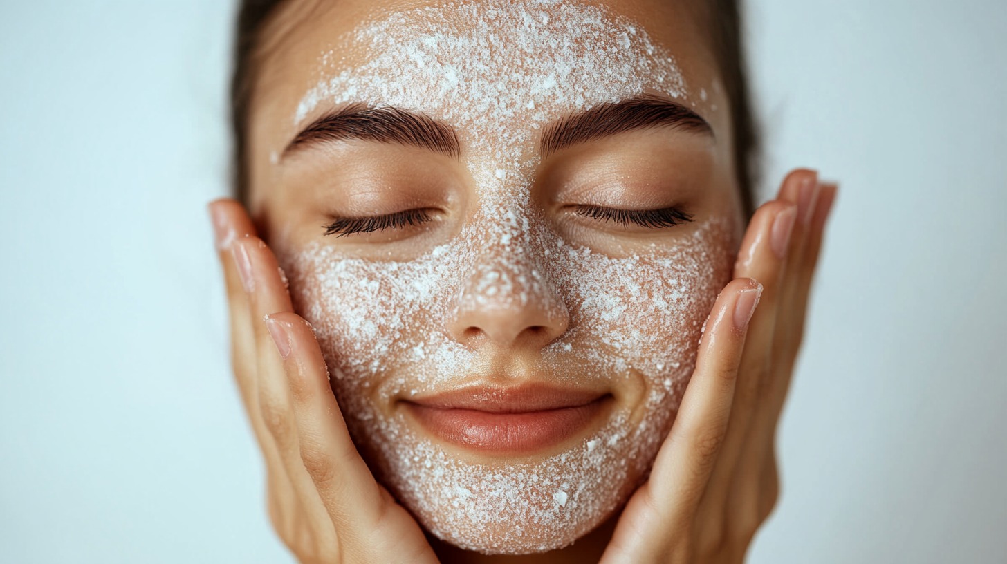 Gentle Exfoliation with bubble skin products